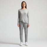 Reagan Leather Jogger - Earl Grey
