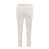 Reagan Leather Jogger - Milk