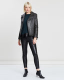 Chevron Jacket  - Slate
