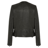 Fulton Leather Jacket - Slate