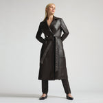 Amelia Trench Coat - Espresso
