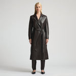 Amelia Trench Coat - Espresso