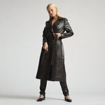 Amelia Trench Coat - Espresso