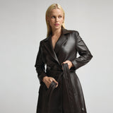 Amelia Trench Coat - Espresso