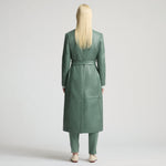Amelia Trench Coat - Sage