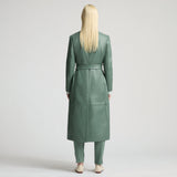 Amelia Trench Coat - Sage