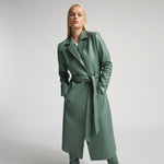 Amelia Trench Coat - Sage