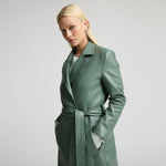 Amelia Trench Coat - Sage