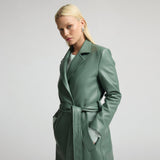 Amelia Trench Coat - Sage