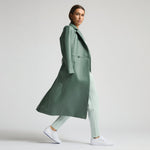 Amelia Trench Coat - Sage