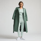 Amelia Trench Coat - Sage