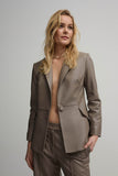 Genevive Blazer - Chinchilla