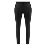 Fergie Leather Jogger Pant - Jet Black