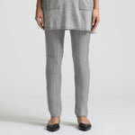 Fergie Leather Jogger Pant - Earl Grey