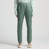 Fergie Leather Jogger Pant - Sage