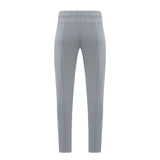 Fergie Leather Jogger Pant - Earl Grey