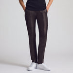 Fergie Leather Jogger Pant - Espresso