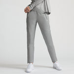 Frankie Leather Jogger Pant - Earl Grey
