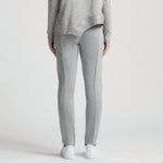 Frankie Leather Jogger Pant - Earl Grey
