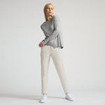 Frankie Leather Jogger Pant - Milk