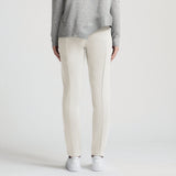 Frankie Leather Jogger Pant - Milk