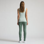 Frankie Leather Jogger Pant - Sage
