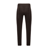 Frankie Leather Jogger Pant - Espresso