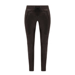 Frankie Leather Jogger Pant - Espresso
