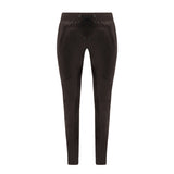 Frankie Leather Jogger Pant - Espresso