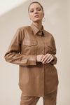 Stella Shacket - Toffee