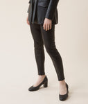 Lexi Stretch Leather Legging - Jet Black