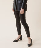 Lexi Stretch Leather Legging - Jet Black