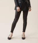 Lexi Stretch Leather Legging - Jet Black