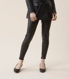 Lexi Stretch Leather Legging - Jet Black