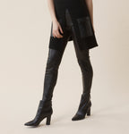 Lexi Stretch Leather Legging - Jet Black