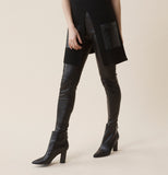 Lexi Stretch Leather Legging - Jet Black