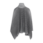 Molly Ribbed Knit Wrap - Monochrome