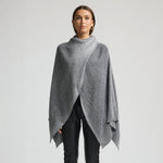 Molly Ribbed Knit Wrap - Monochrome