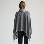 Molly Ribbed Knit Wrap - Monochrome