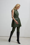 Eloise Three Quarter Vest - Olive