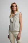 Elinor Leather Vest - Mink