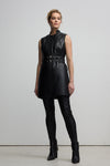 Eloise Three Quarter Vest - Jet Black