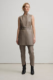 Eloise Three Quarter Vest - Chinchilla
