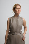 Eloise Three Quarter Vest - Chinchilla