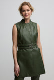 Eloise Three Quarter Vest - Olive