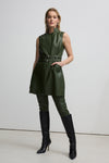 Eloise Three Quarter Vest - Olive