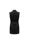 Eloise Three Quarter Vest - Jet Black
