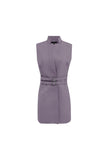 Eloise Three Quarter Vest - Lilac