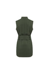 Eloise Three Quarter Vest - Olive