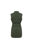 Eloise Three Quarter Vest - Olive